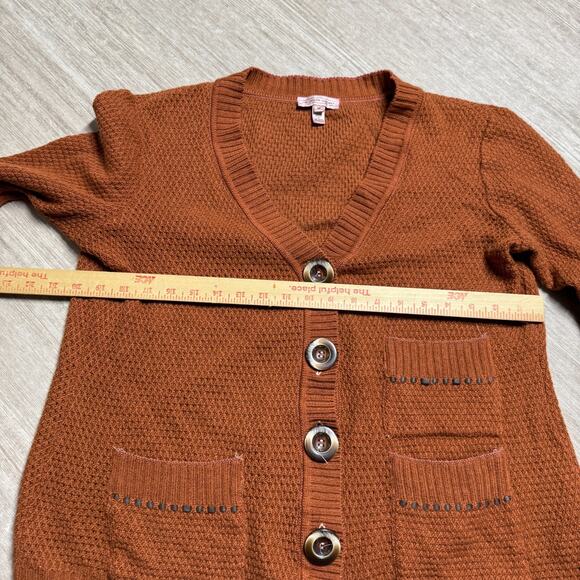 St. John Sport Knit Cardigan Sweater Wool Silk Cashmere Luxury Blend Women's M - Picture 6 of 8